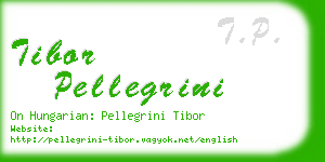 tibor pellegrini business card